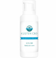 ◦ relaxing effect through various oils ◦ 750 mg CBD per 30 ml (2.5%) ◦ absorbs quickly and soothes the skin ◦ non-greasy €34.95